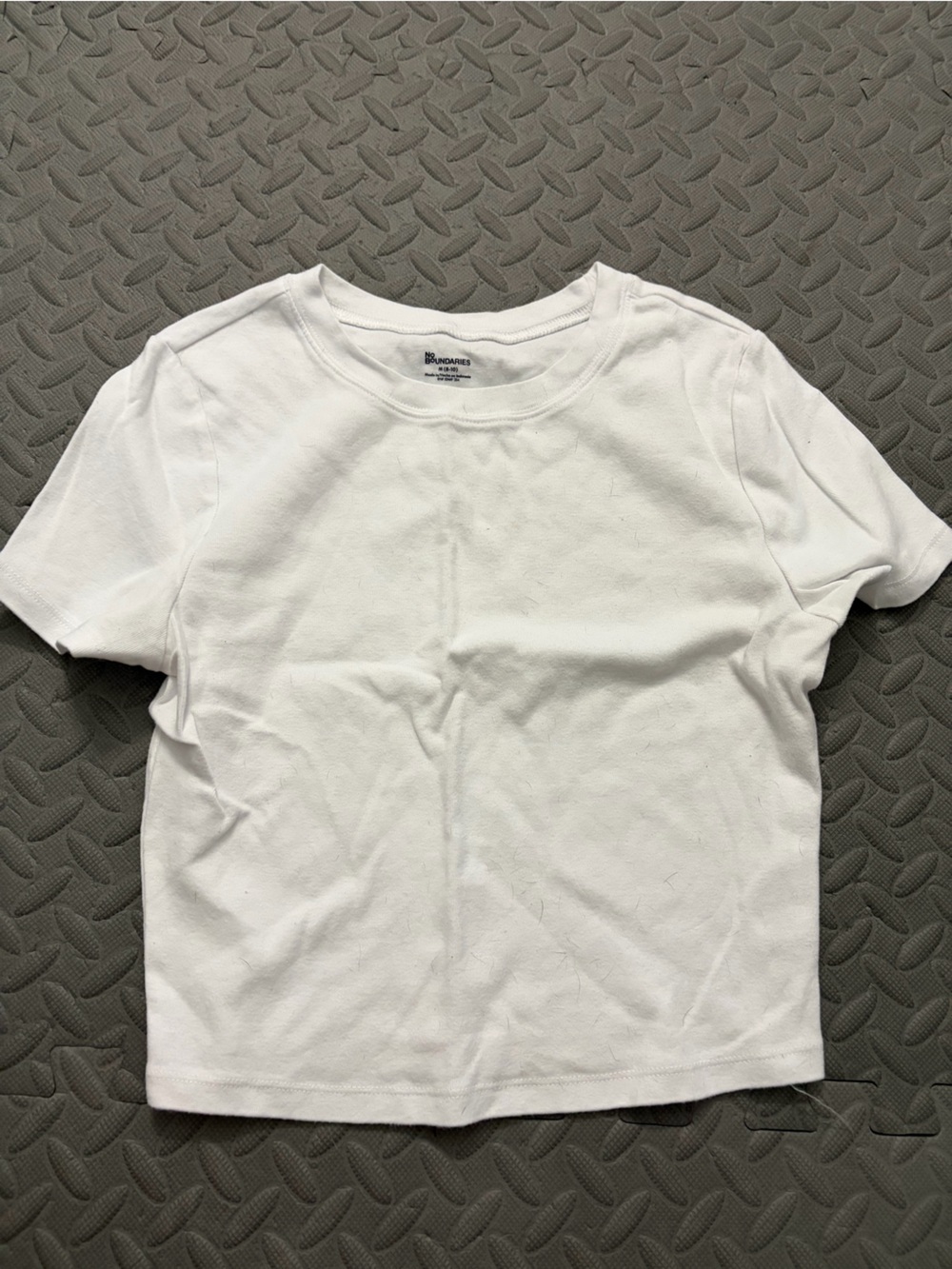 Women’s a new day cap Sleeve white T-shirt, large